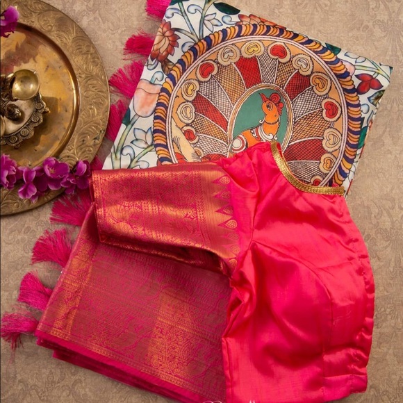 Saree with blouse size 38 expandable to 44 - Picture 7 of 10